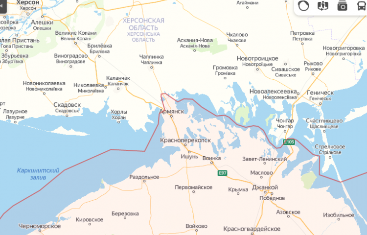 Херсон карта города