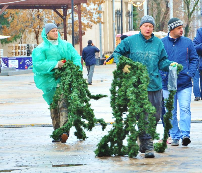 рождественская ярмарка в Краснодаре новый год 2018 в краснодаре