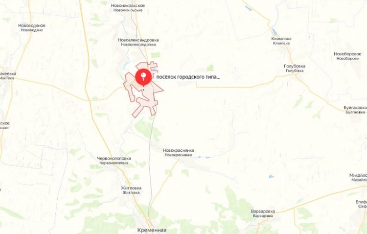Краснореченское луганская область карта