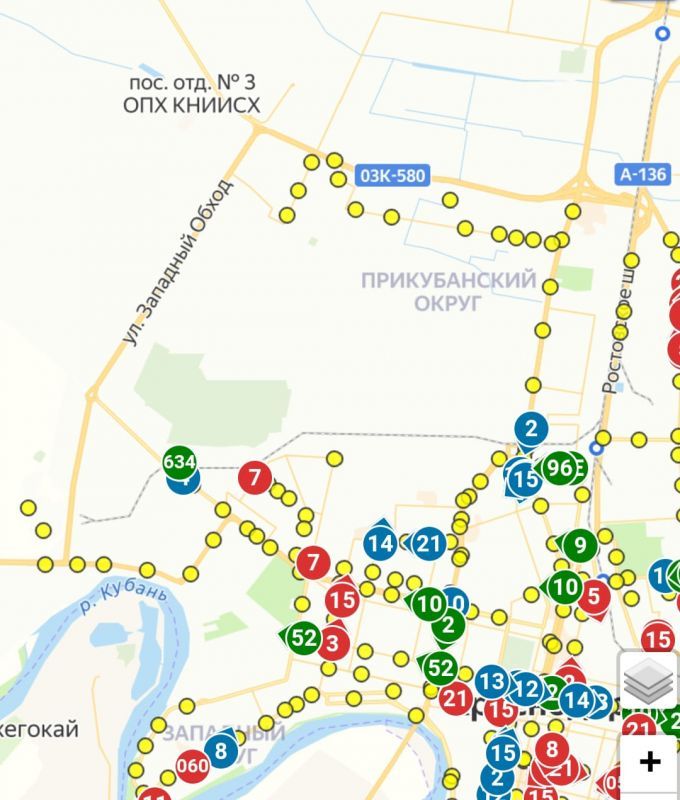 общественный транспорт Западного обхода в Краснодаре ззо.jpg