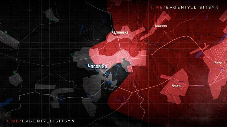Часов Яр – огнеупорный завод зачищен, территория к западу от него «сыпется», ВС РФ заходят и с юга 