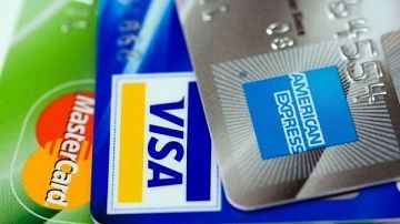Visa  Mastercard     :  